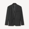 Single Breasted Tailored Kimono Blazer in Virgin Wool Single Breasted Tailored Kimono Blazer in Virgin Wool
