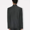 Single Breasted Tailored Kimono Blazer in Virgin Wool Single Breasted Tailored Kimono Blazer in Virgin Wool