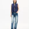 Sleeveless Top in Cotton Poplin Sleeveless Top in Cotton Poplin