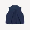 Sleeveless Top in Cotton Poplin Sleeveless Top in Cotton Poplin