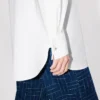 Stand Collar Oversized Shirt in Cotton Poplin Stand Collar Oversized Shirt in Cotton Poplin