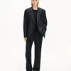 Straight Pants in Virgin Wool Straight Pants in Virgin Wool