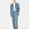 Straight Tailored Pants in Virgin Wool Straight Tailored Pants in Virgin Wool