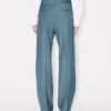 Straight Tailored Pants in Virgin Wool Straight Tailored Pants in Virgin Wool