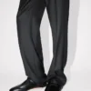 Straight Tailored Pants in Virgin Wool Straight Tailored Pants in Virgin Wool