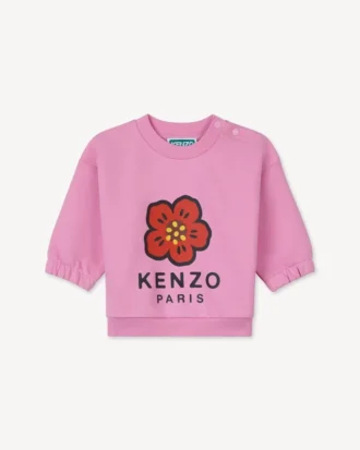 Sweatshirt and Trousers Set in Cotton