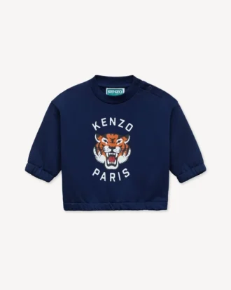 Sweatshirt and Trousers Set in Cotton
