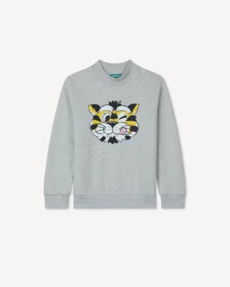 Sweatshirt ‘Kenzo Wild Tiger’ in French Terry