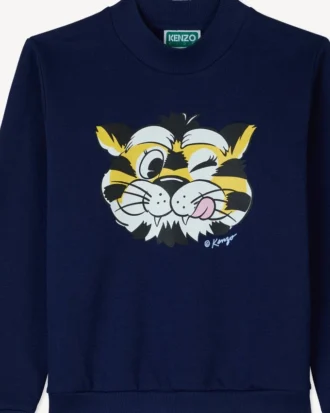 Sweatshirt ‘Kenzo Wild Tiger’ in French Terry