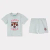 T-Shirt and Bermuda Shorts Set in Cotton T-Shirt and Bermuda Shorts Set in Cotton