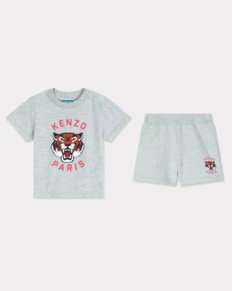 T-Shirt and Bermuda Shorts Set in Cotton