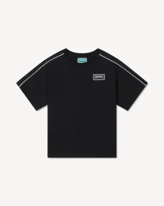 T-Shirt in Coton and Nylon