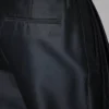 Tailored Cropped Pleated Pants in Virgin Wool and Silk Tailored Cropped Pleated Pants in Virgin Wool and Silk