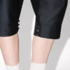 Tailored Cropped Pleated Pants in Virgin Wool and Silk Tailored Cropped Pleated Pants in Virgin Wool and Silk