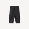 Tailored Cropped Pleated Pants in Virgin Wool and Silk Tailored Cropped Pleated Pants in Virgin Wool and Silk