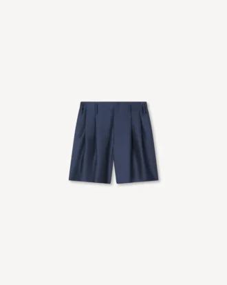 Tailored Short in Virgin Wool and Silk Tailored Short in Virgin Wool and Silk