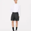 Tailored Short in Virgin Wool and Silk Tailored Short in Virgin Wool and Silk