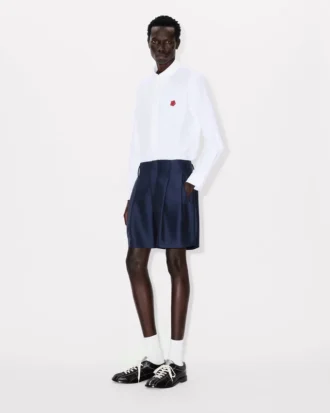 Tailored Short in Virgin Wool and Silk Tailored Short in Virgin Wool and Silk