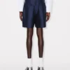 Tailored Short in Virgin Wool and Silk Tailored Short in Virgin Wool and Silk