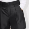 Tailored Short in Virgin Wool and Silk Tailored Short in Virgin Wool and Silk