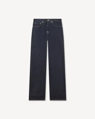 Turn up Wide Fit Jeans in Japanese Denim Turn up Wide Fit Jeans in Japanese Denim