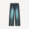 Turn up Wide Fit Jeans in Japanese Denim Turn up Wide Fit Jeans in Japanese Denim