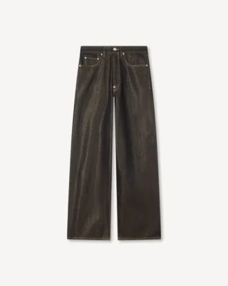 Turn up Wide Fit Jeans in Japanese Denim