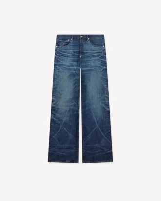 Turn up Wide Fit Jeans in Japanese Denim Turn up Wide Fit Jeans in Japanese Denim