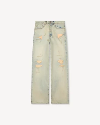 Turn up Wide Fit Jeans in Japanese Denim