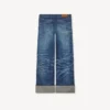 Turn up Wide Fit Jeans in Japanese Denim Turn up Wide Fit Jeans in Japanese Denim