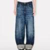 Turn up Wide Fit Jeans in Japanese Denim Turn up Wide Fit Jeans in Japanese Denim