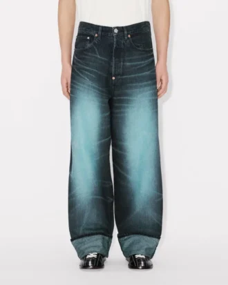 Turn up Wide Fit Jeans in Japanese Denim Turn up Wide Fit Jeans in Japanese Denim
