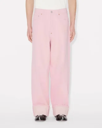 Turn up Wide Fit Jeans in Japanese Denim