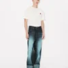 Turn up Wide Fit Jeans in Japanese Denim Turn up Wide Fit Jeans in Japanese Denim