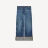 Turn up Wide Fit Jeans in Japanese Denim Turn up Wide Fit Jeans in Japanese Denim