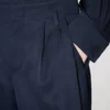 Wide Leg Tailored Pants in Virgin Wool Wide Leg Tailored Pants in Virgin Wool