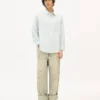 Workwear Shirt in Stone Bleach Chambray Workwear Shirt in Stone Bleach Chambray